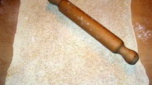 тарт с домашним марципаном из миндаля и грецких орехов