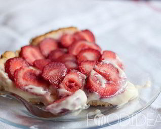 Тарт с клубникой