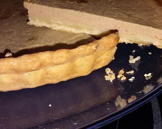 Тарт с куриной печенью