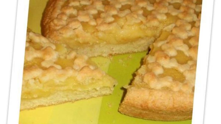 Рецепт тарта с лимонным кремом