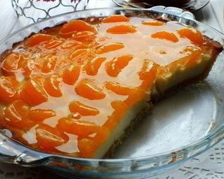 Тарт с мандаринами