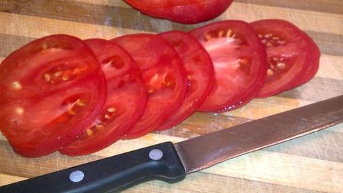 тарт с помидорами, фетой и зеленью