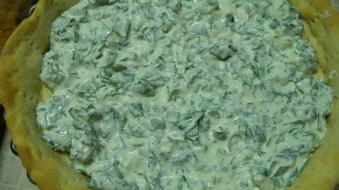 тарт с рыбой и творожным сыром