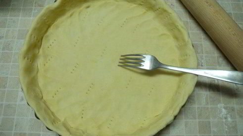 тарт с рыбой и творожным сыром