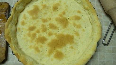 тарт с рыбой и творожным сыром