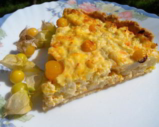 Тарт с цветной капустой и фезалисом