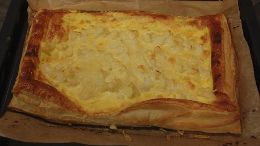 Рецепт тарта с цветной капустой