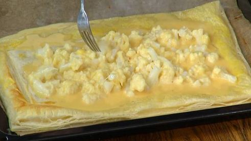 тарт с цветной капустой