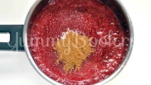 тарт с вишней и меренгой