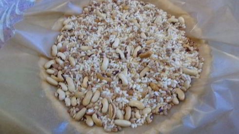 тарт с яблоками и boudin noir