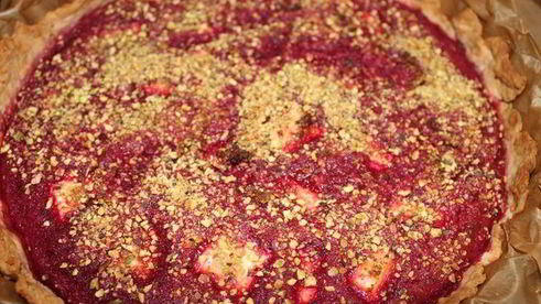 тарт со свеклой и брынзой