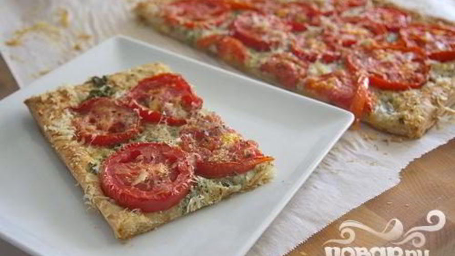 Рецепт тарта три сыра с помидорами