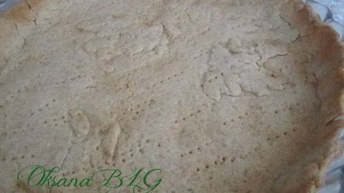 тарт творожный с зеленью