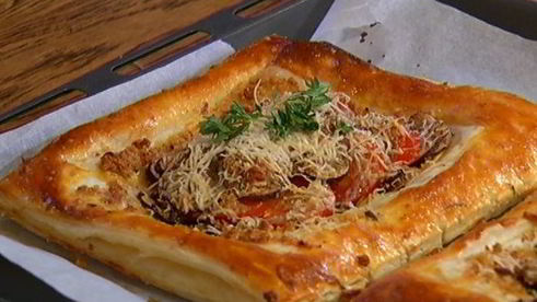 тарты с грибами и тимьяном