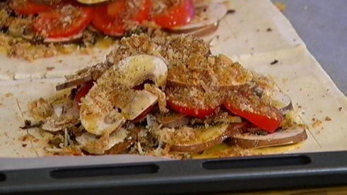 тарты с грибами и тимьяном