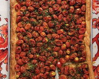 Томатный тарт с ароматными травами