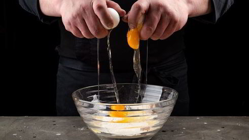 творожный тарт с малиной