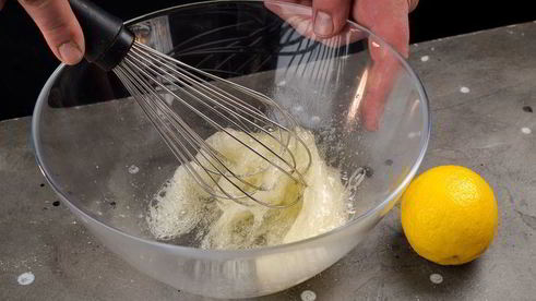 творожный тарт с малиной