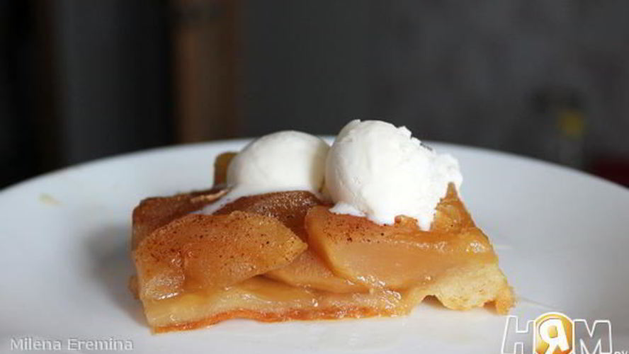 Рецепт яблочно-грушевого тарт