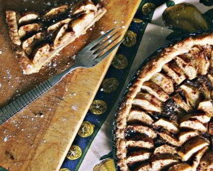 Яблочный тарт с корицей