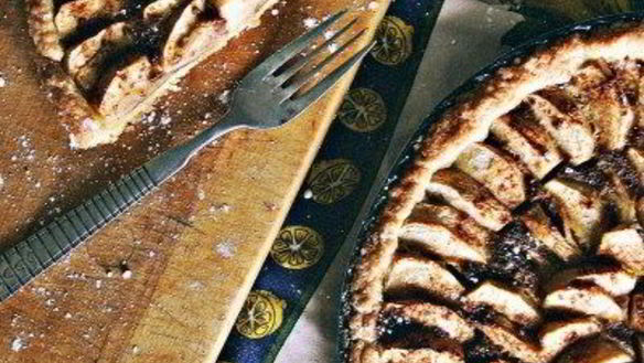 Рецепт Яблочного тарта с корицей