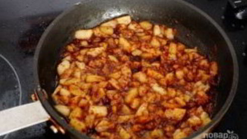 французские тосты с яблоками