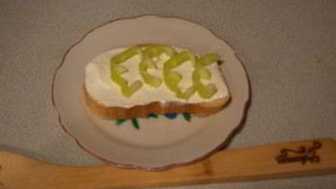 запеченные тосты с паприкой