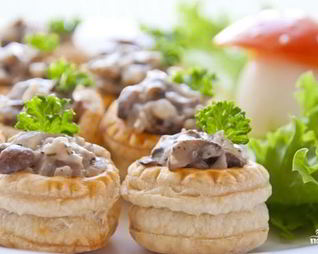 Волованы из слоеного теста