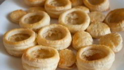 волованы из слоеного теста