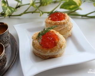 Волованы с икрой