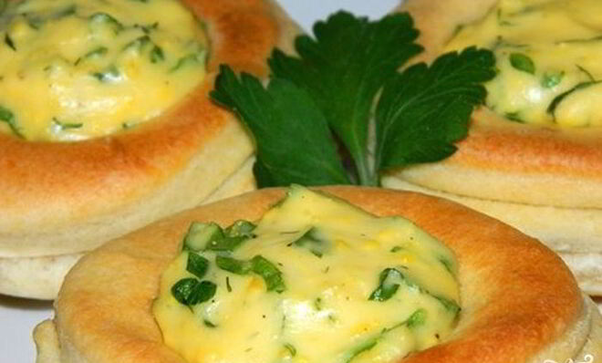 Волованы с сыром