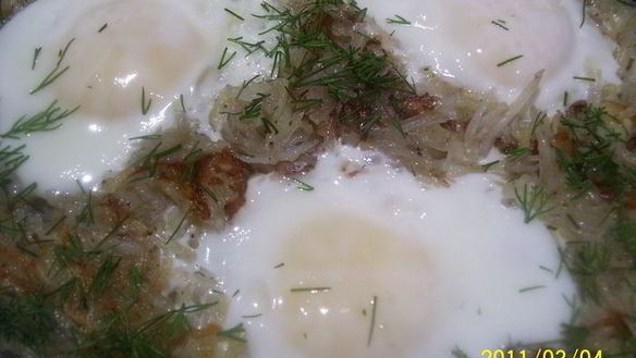 Рецепт Глазуньи Гнездышко