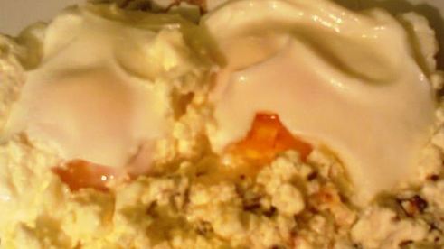 глазунья с творогом