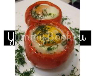 Глазунья в помидоре