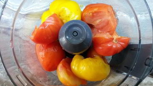 шакшука с киноа и брынзой