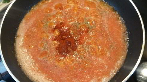 шакшука с киноа и брынзой