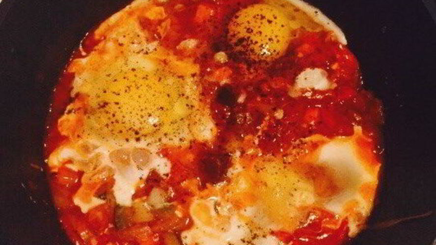 Рецепт шакшуки с лечо