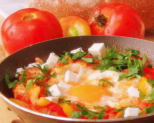 Шакшука с сыром фета