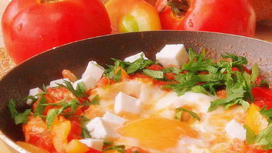 Рецепт шакшуки с сыром фета