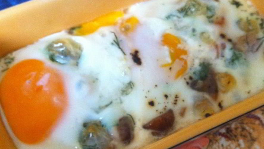 Рецепт воскресной яичницы