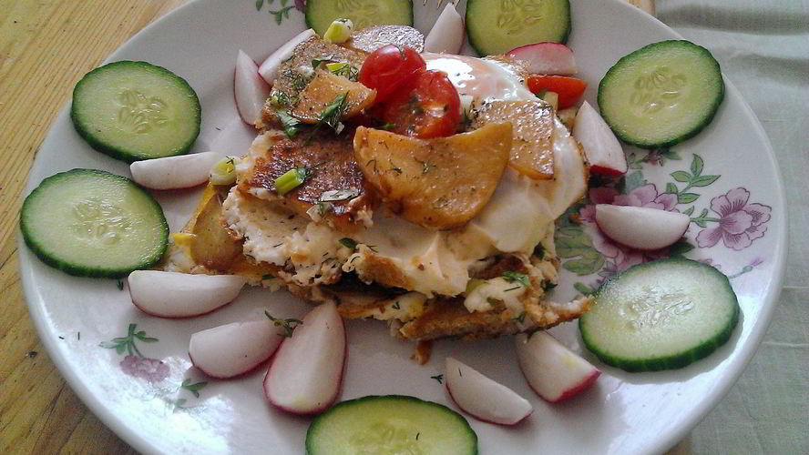 Рецепт яичницы королевской