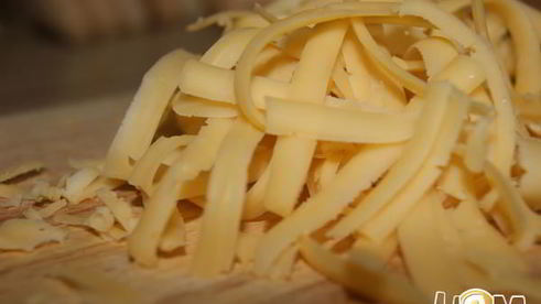 яичница на слоеном тесте