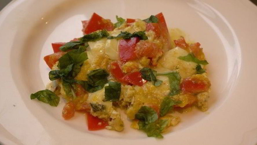 Рецепт яичницы по-неаполитански