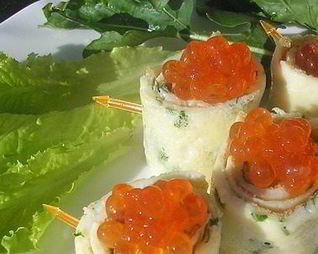 Яичница с икрой