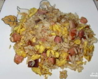 Яичница с рисом