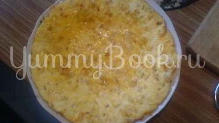 Рецепт яичницы с сыром, луком и чесноком