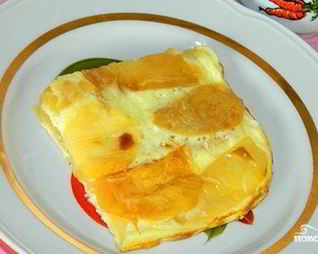 Яичница с яблоками