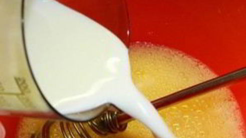 яичница с яблоками