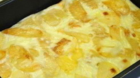 яичница с яблоками