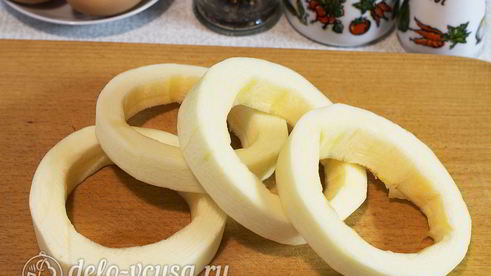 яичница в кабачке